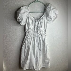 Madewell puff sleeve mini dress size xs
